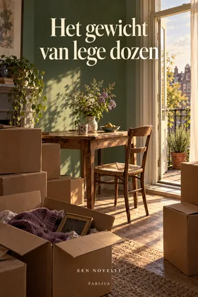 Omslag van Het gewicht van lege dozen
